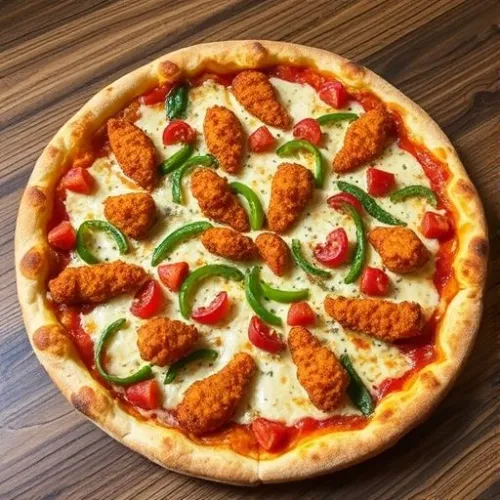 Crispy Chicken Pizza Large